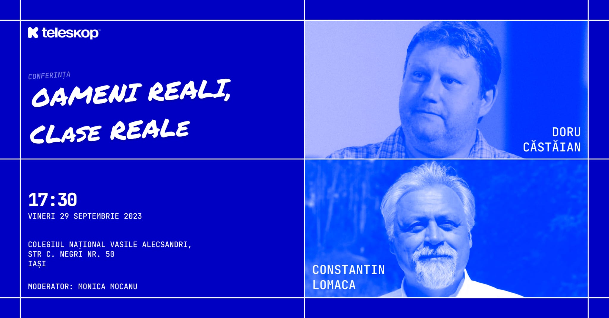 Conferință la Iași "Oameni reali, clase reale"