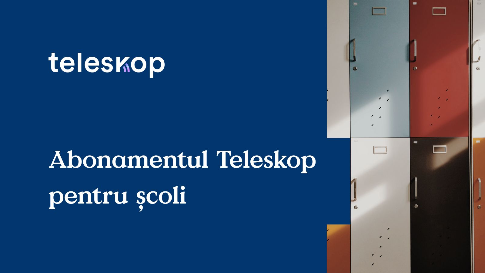 Abonamentul Teleskop pentru școli, în programul PNRAS.